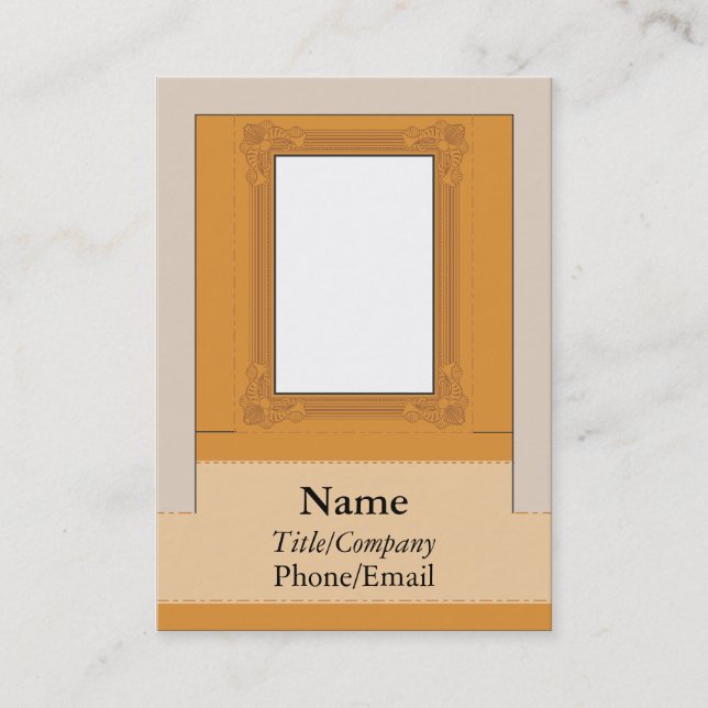 Computer Monitor Picture Frame Business Card (Front)