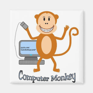 Computer Monkey magnet