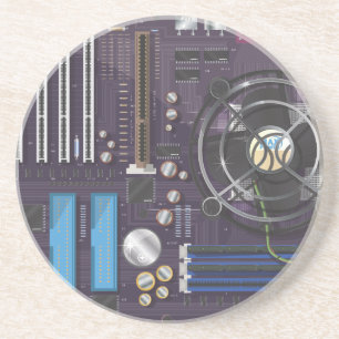Computer Motherboard Coaster