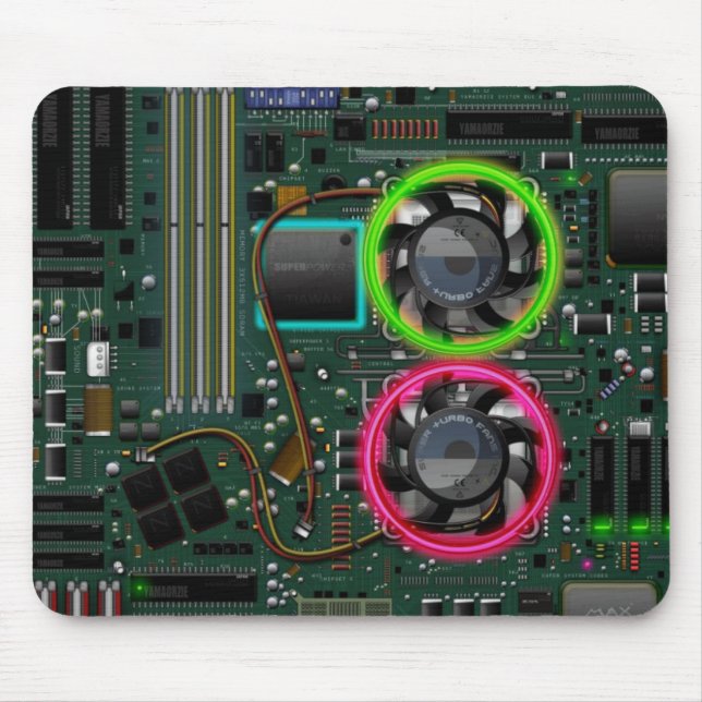 Computer MotherBoard Mouse Pad (Front)