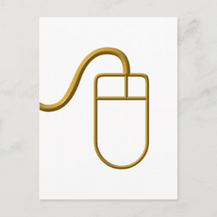 Computer Mouse Postcard