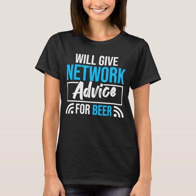 Computer Network Engineering Network Engineer  2 T-Shirt (Front)