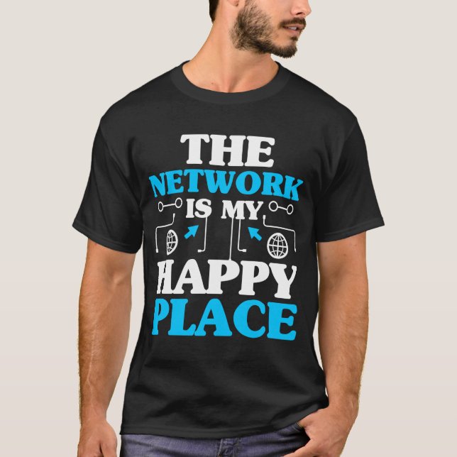 Computer Network Engineering Network Engineer  3 T-Shirt (Front)
