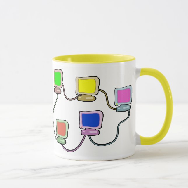 Computer Network Mug (Right)