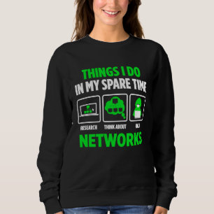 Computer Network Programming and Hacker Sweatshirt