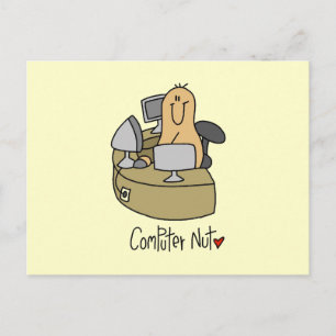 Computer Nut T-shirts and Gifts Postcard
