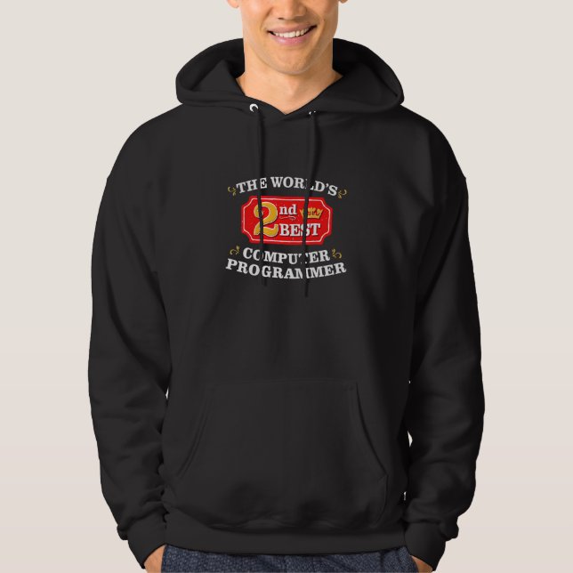 Computer Programmer Coder Geek  Appreciation Work  Hoodie (Front)