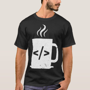 Computer Programmer Coffee Funny Javascript Progra T-Shirt