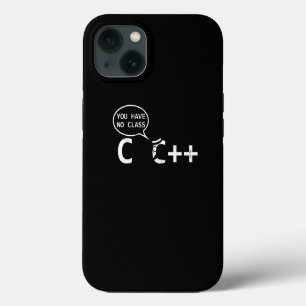 Computer Programmer Funny C Class Joke iPhone 13 Case