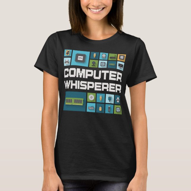 Computer Programmer Geeks Funny Saying Computer Wh T-Shirt (Front)