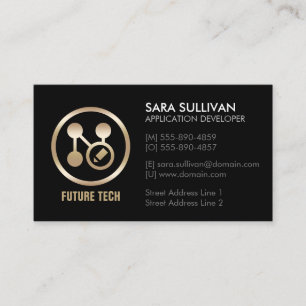 Computer Programmer Technology Business Card