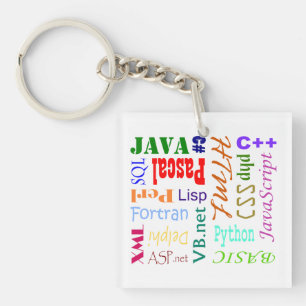 Computer Programmers Key Chain