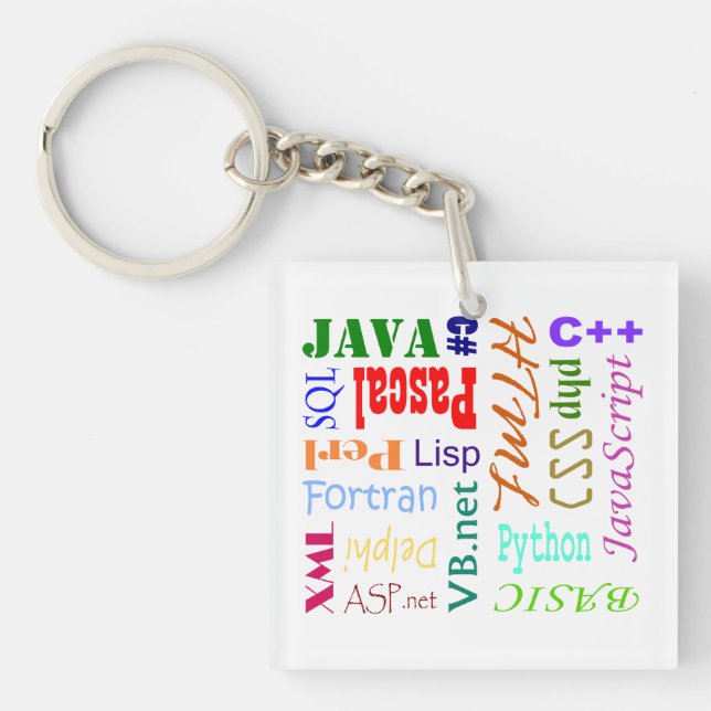 Computer Programmers Key Chain (Front)