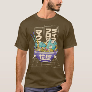 Computer Ramen Anime Noodles Kawaii Japanese Japan T-Shirt