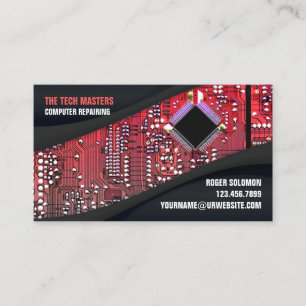 Computer Repair Business Card Template