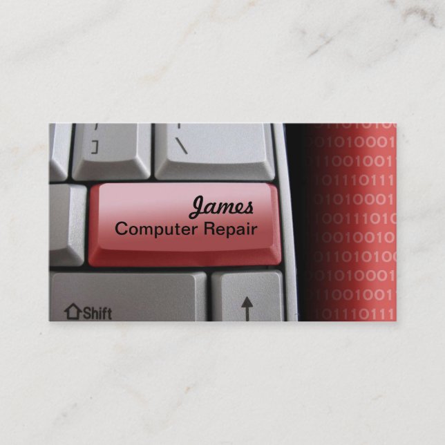 Computer Repair Business Cards (Front)