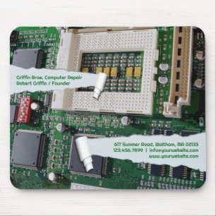 Computer Repair Business Mouse Pad Template