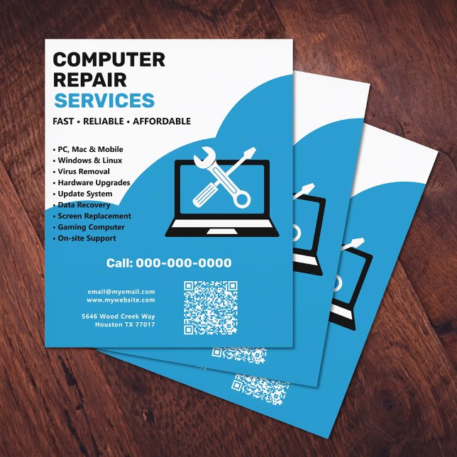 Computer Repair Flyer (Computer Repair Flyer)