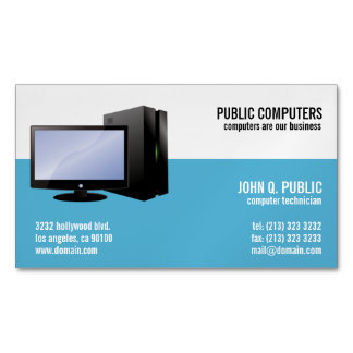 Computer Repair Magnetic Business Cards