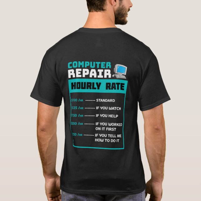 Computer Repair Shirt (Back)