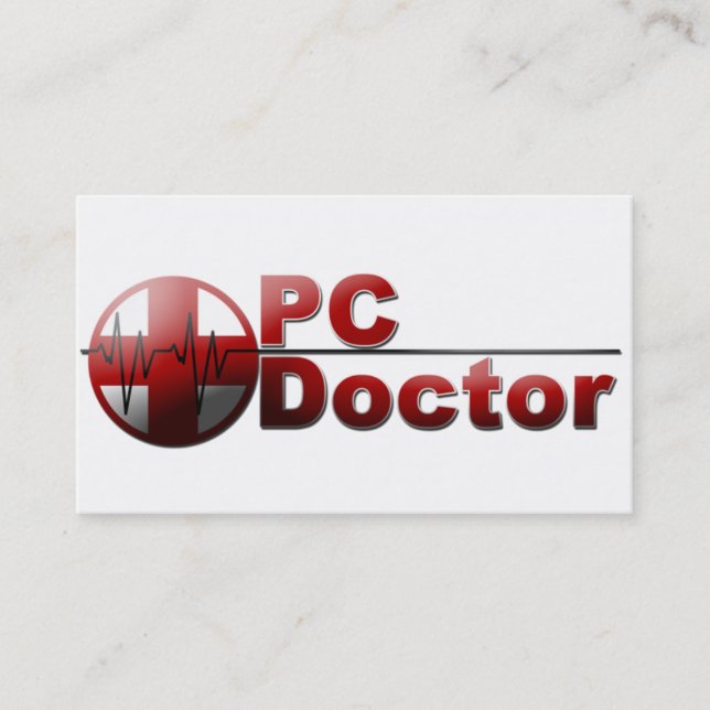 Computer Repair Technician Business Card (Front)