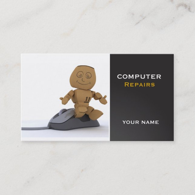 Computer Repairs Business Card (Front)