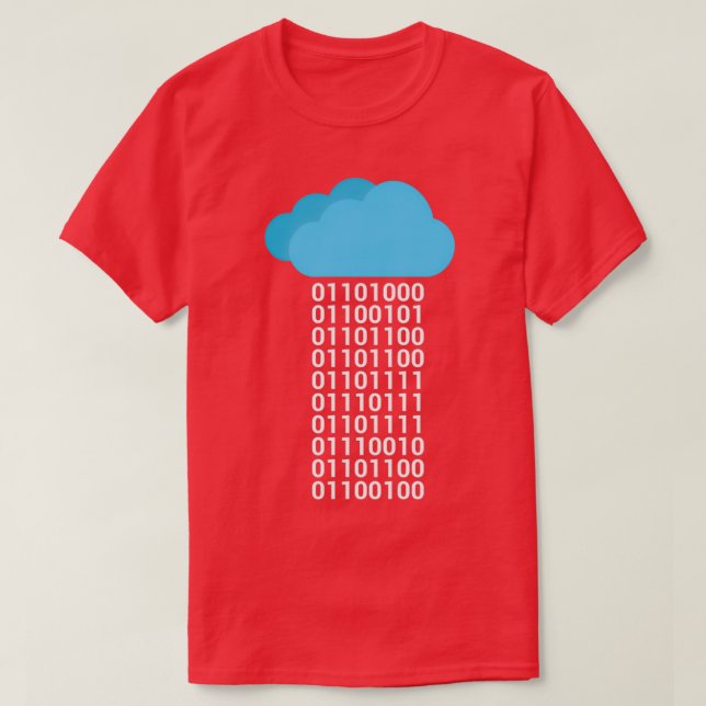Computer Science Binary Gift  T-Shirt (Design Front)
