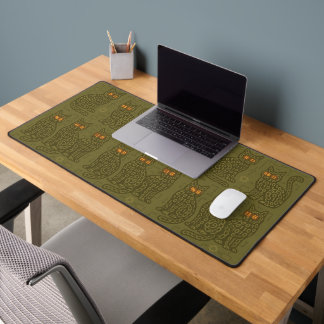 Computer Science Feline Logic Operators Desk Mat