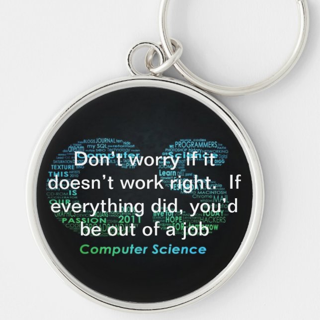 Computer Science Keychain (Front)