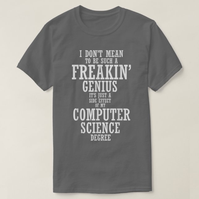 Computer Science Proud Senior Class Graduation 202 T-Shirt (Design Front)