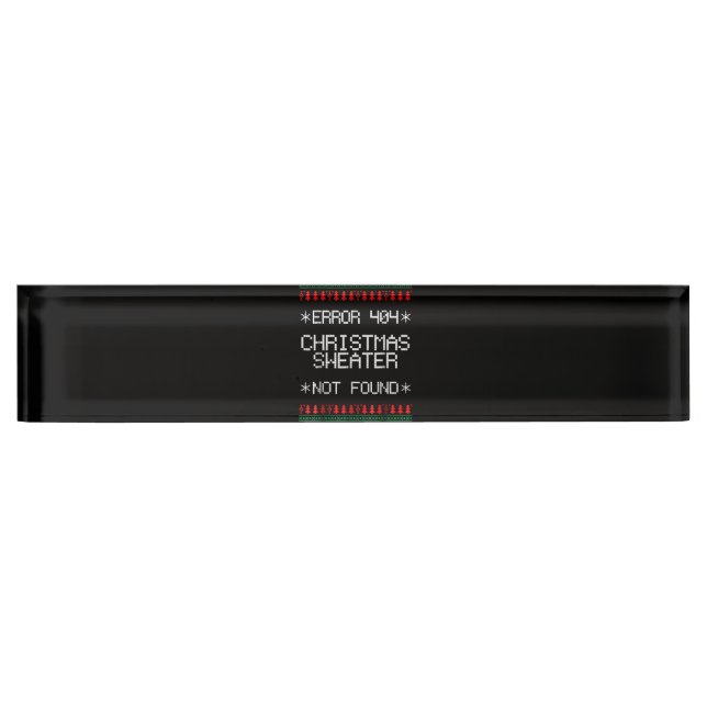 Computer Science Software Engineer Funny Lovers Nameplate (Front)