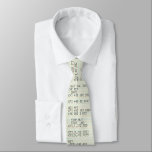 Computer Science Source Code Programming Tie<br><div class="desc">Old programming code with programmer comments on old printer paper background. To add your own personalized coding, company name, identity, or logo -- click "Edit". A unique design and a great gift for you or someone on your gift list.</div>