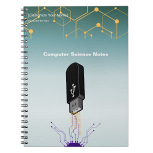 Computer Science Spiral Photo Notebook