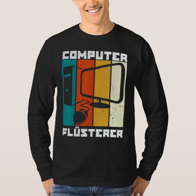 Computer Scientist Admin IT Technician Network Pro T-Shirt (Front)