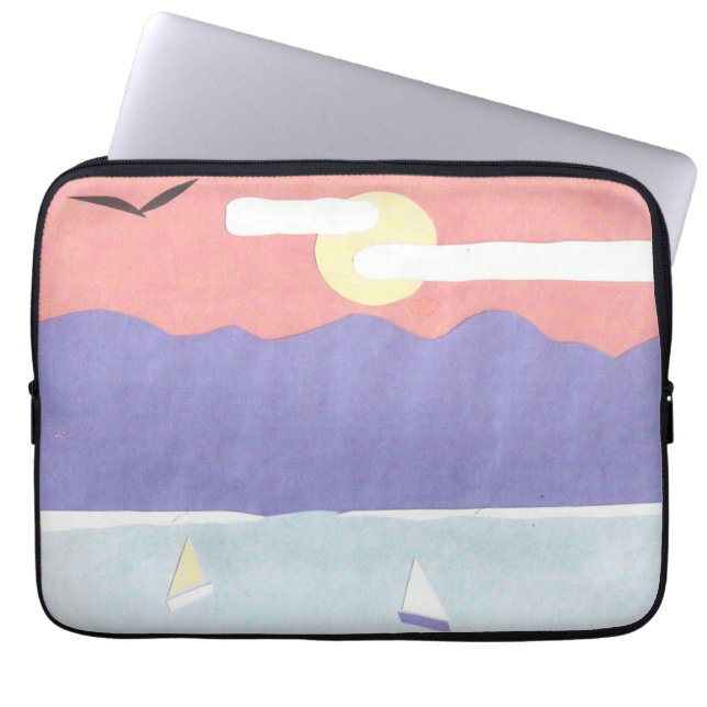 Computer Sleeve with Mountain Design (Front)