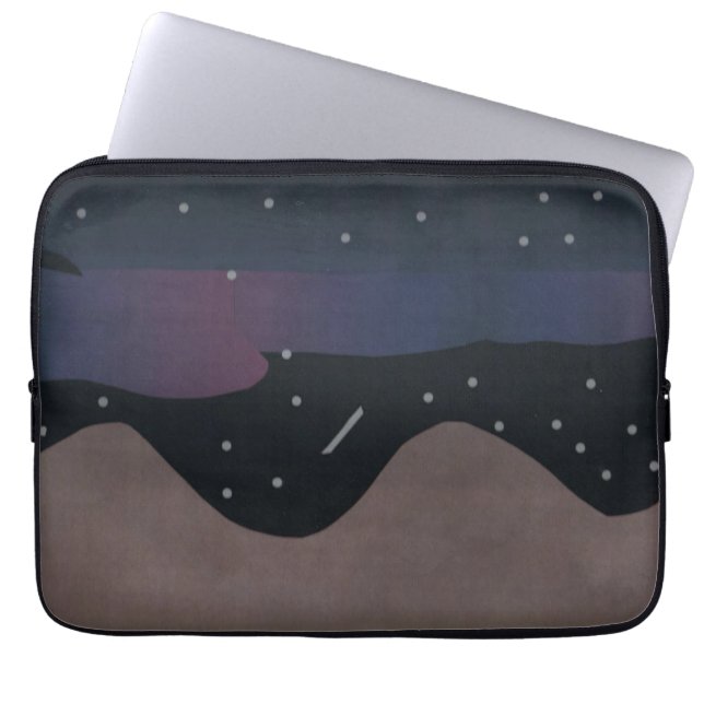 Computer Sleeve with Nighttime Scene (Front)