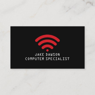 COMPUTER SPECIALIST, REPAIR BUSINESS CARD