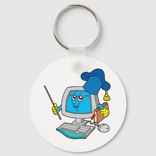 Computer teacher key ring (Front)
