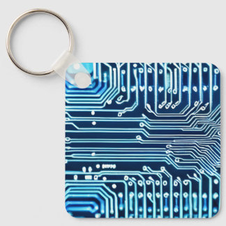 Computer Tech Key Ring