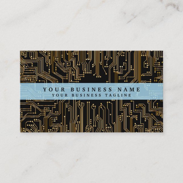 Computer Technician Business Card (Front)