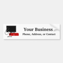Computer Technician Repair Service Bumper Sticker
