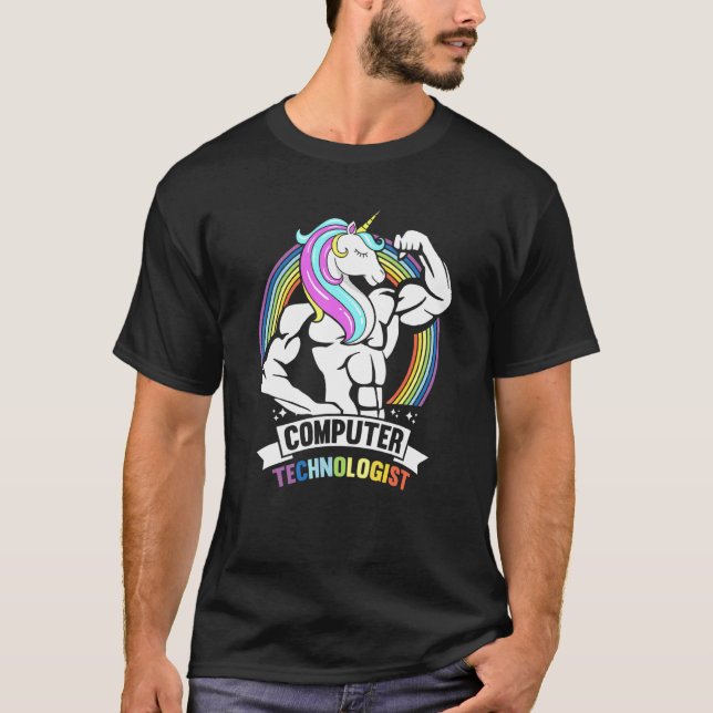 Computer Technolgist Radiologic X Ray Ct Mri Unico T-Shirt (Front)