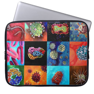 Computer Virus!-Neoprene Laptop Sleeve