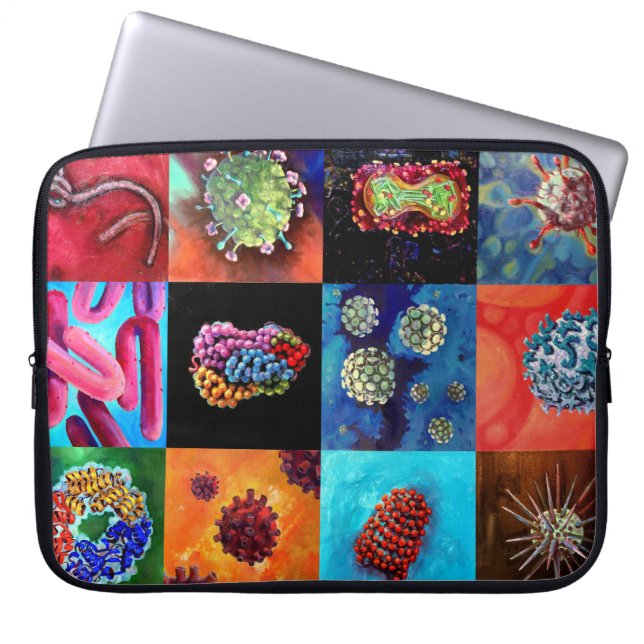 Computer Virus!-Neoprene Laptop Sleeve (Front)