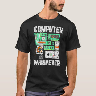 Computer Whisperer It Technician Graphic T-Shirt