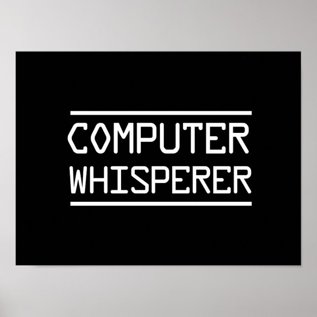 Computer Whisperer Poster (Front)