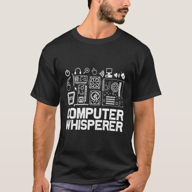 Computer Whisperer Shirt It Nerds Geek Hoodie (Front)