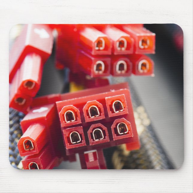 Computers Cable Connector Mouse Pad (Front)