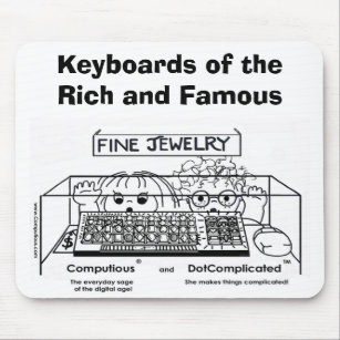 Computious & DotComplicated(TM) Bling-Bling Mouse Pad