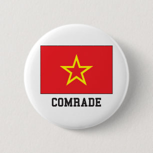 Comrade 6 Cm Round Badge